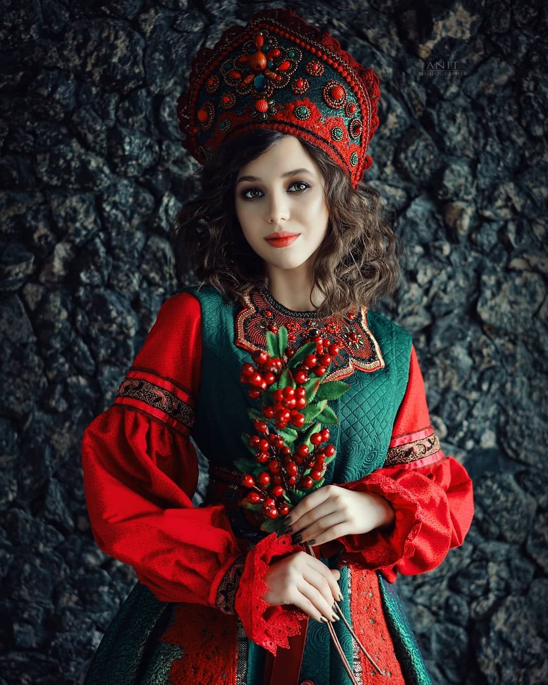 Nude girl Women in Slavic costumes in Zhuji